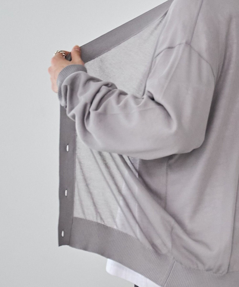 WEGO 【ユニセックス着用ITEM/紫外線対策/冷房対策】シアーカーディガン 