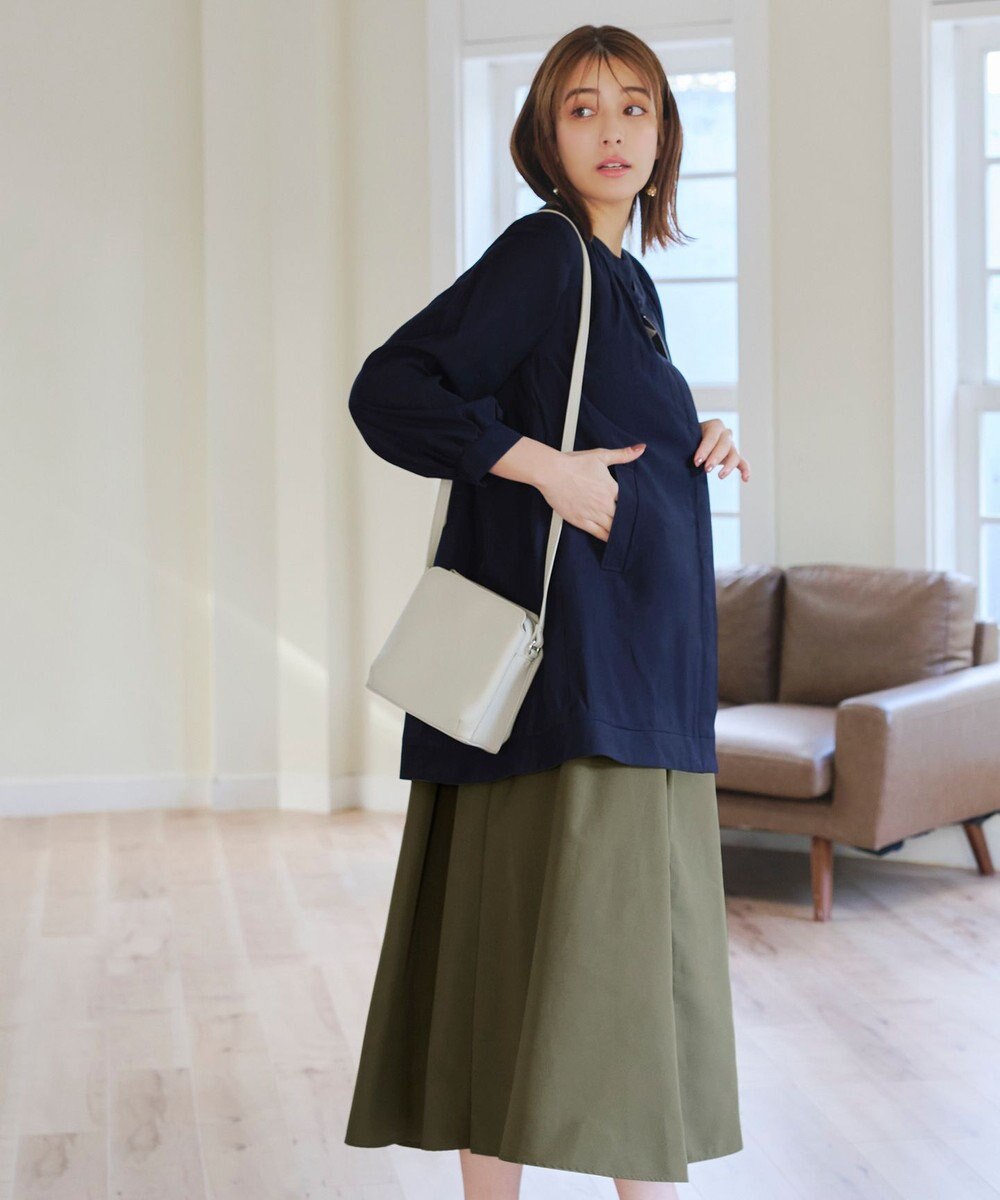 Tiaclasse 【洗える】シアーロングブルゾン 