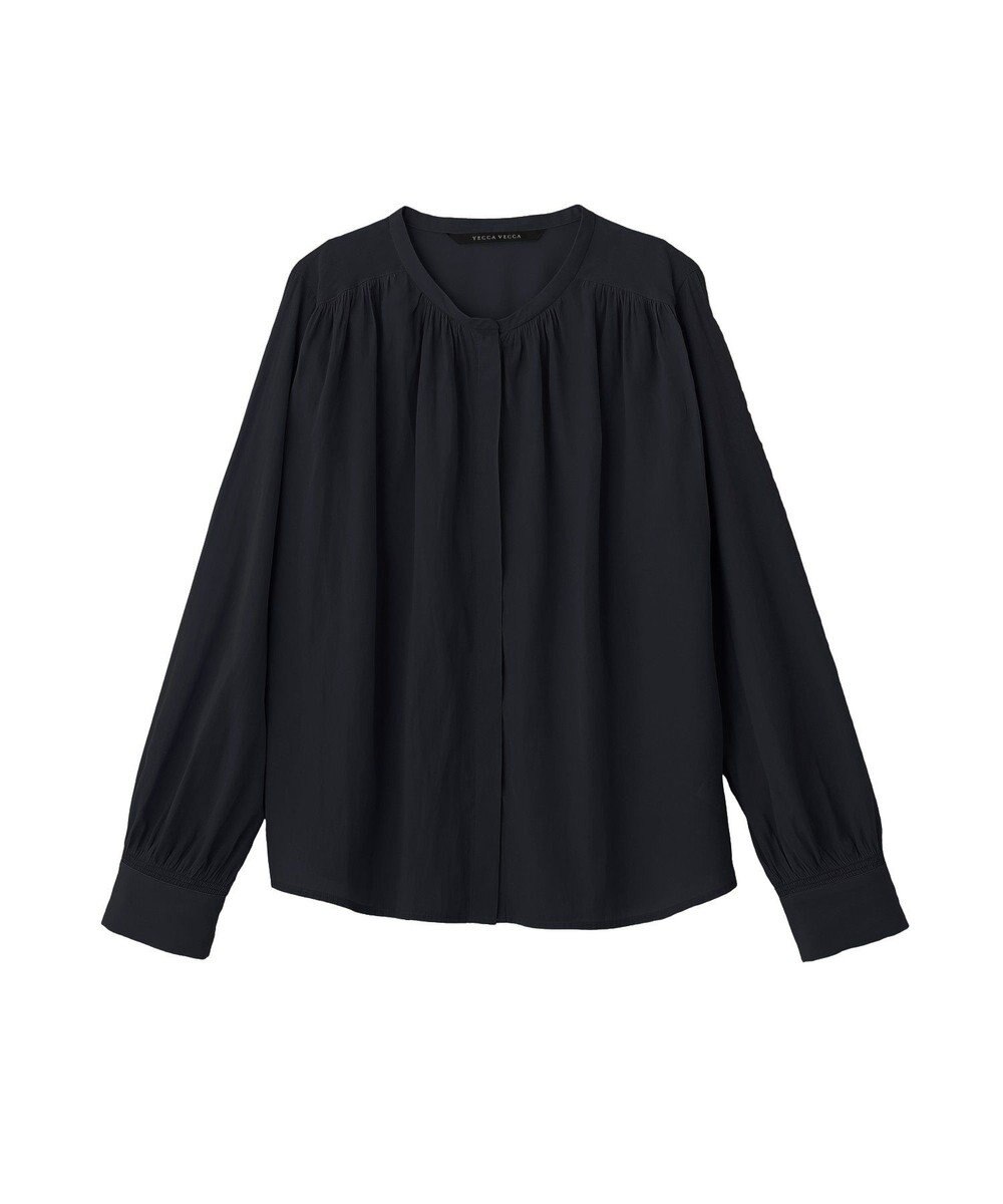 YECCA VECCA ギャザーブラウス 