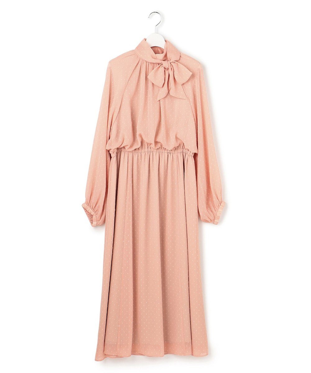 23区 【APPLAUDIR】ドットクレープシフォン ドレス 