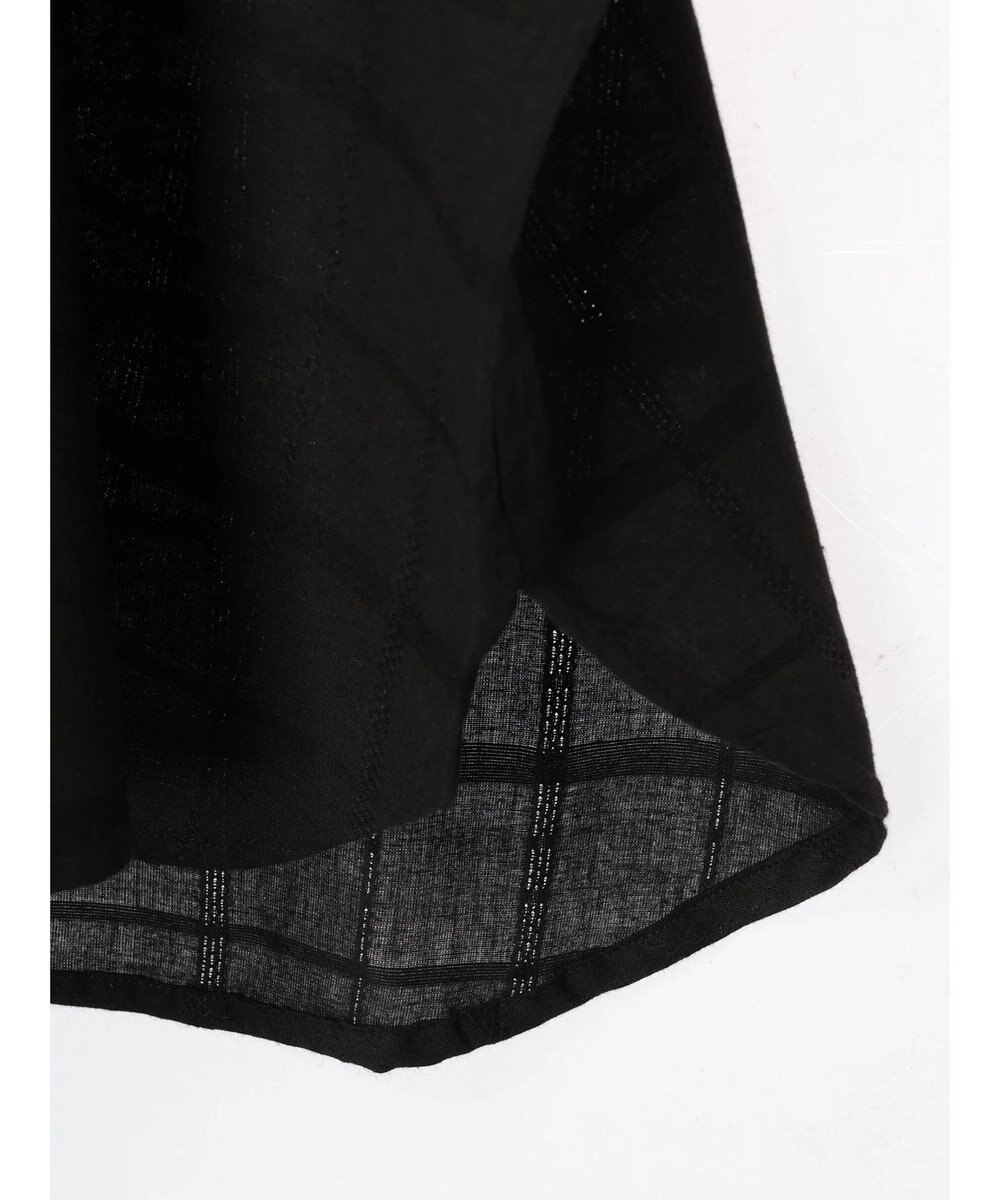 Green Parks インド綿 チェックドビーブラウス 