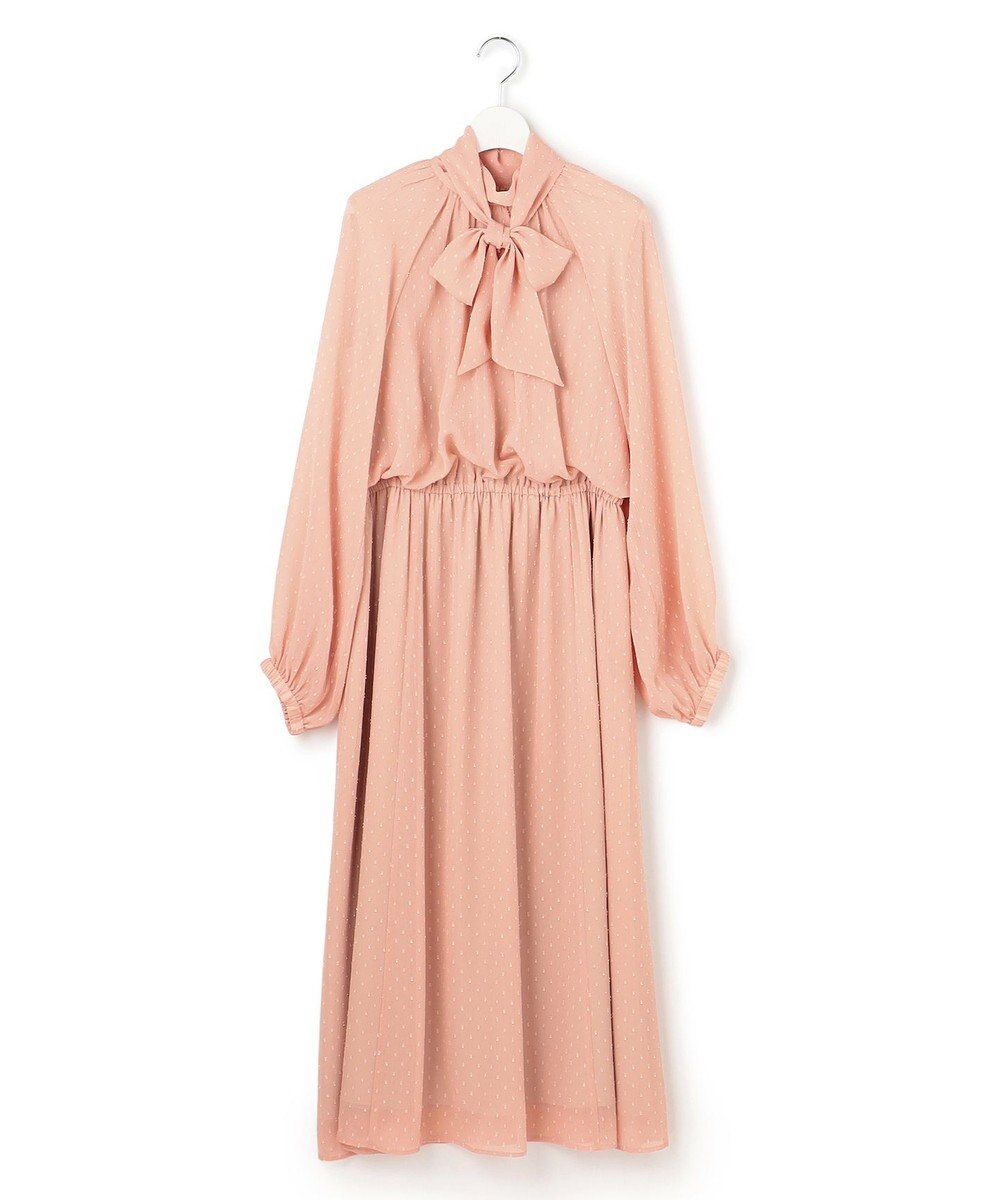 23区 【APPLAUDIR】ドットクレープシフォン ドレス 