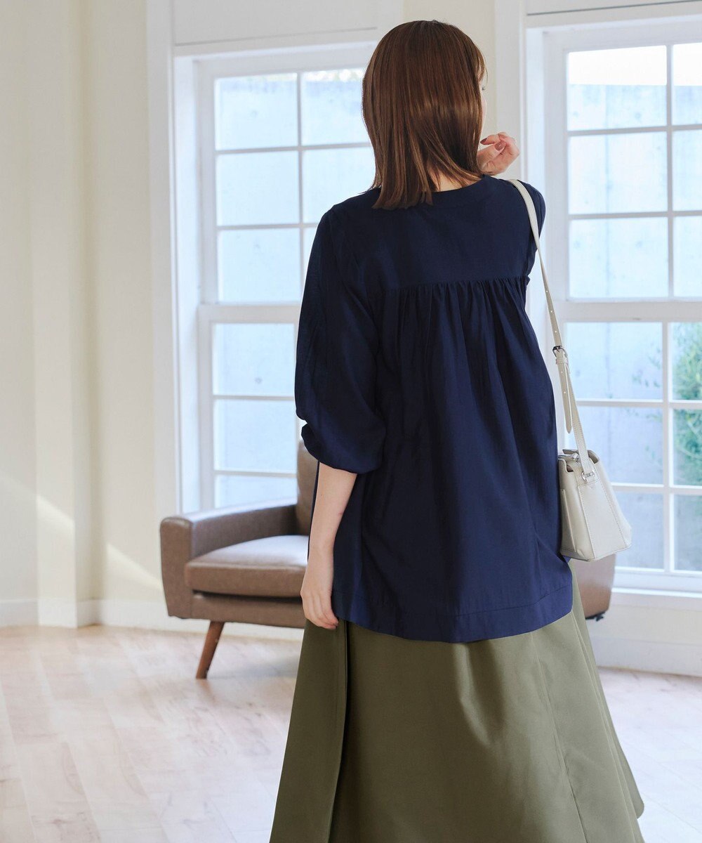 Tiaclasse 【洗える】シアーロングブルゾン 