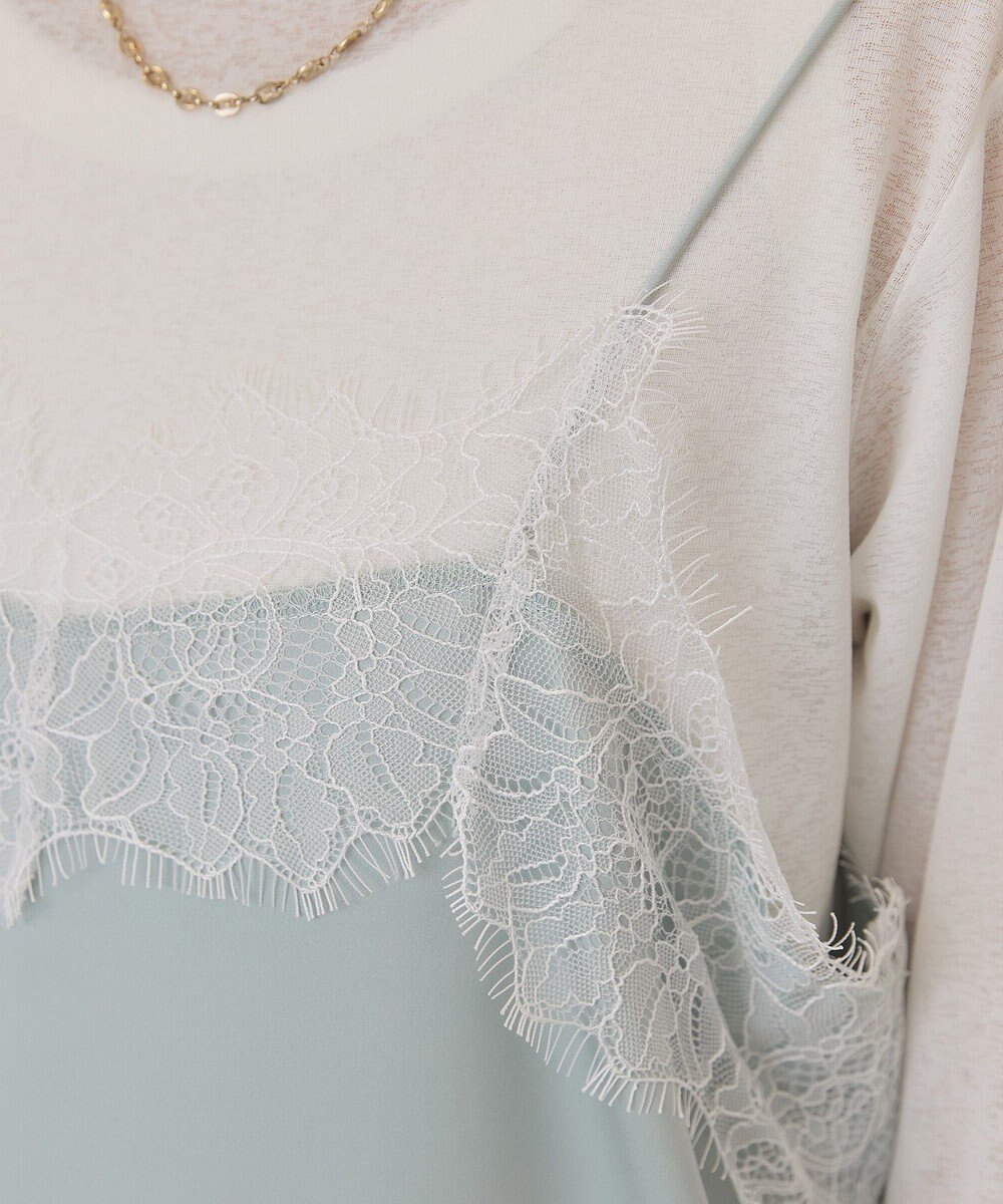 AMERICAN HOLIC レースサテンキャミワンピース 