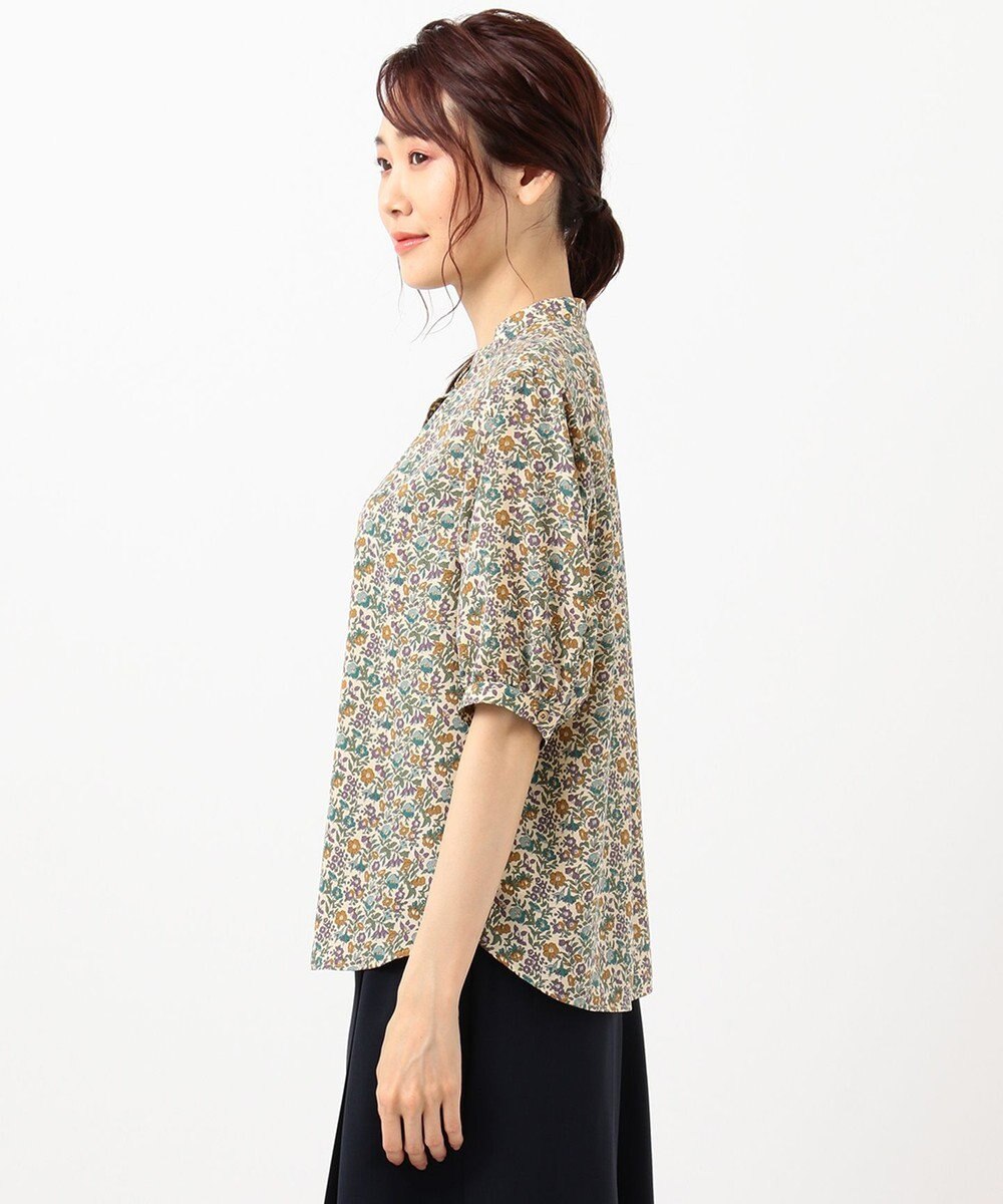 洗える Wild Blossoms Mamie バンドカラー ブラウス J Press Ladies ファッション通販 公式通販 オンワード クローゼット