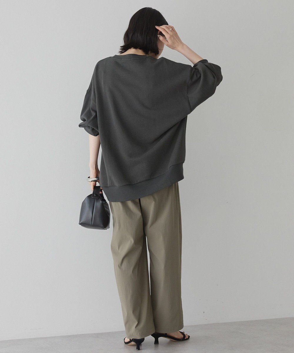 AMERICAN HOLIC カレッジロゴクラックプリント裏毛プルオーバー 