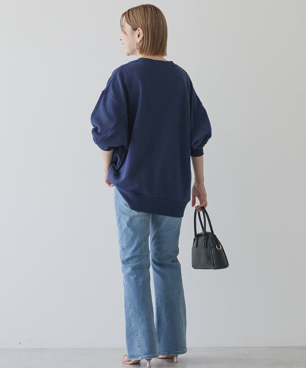 AMERICAN HOLIC カレッジロゴクラックプリント裏毛プルオーバー 