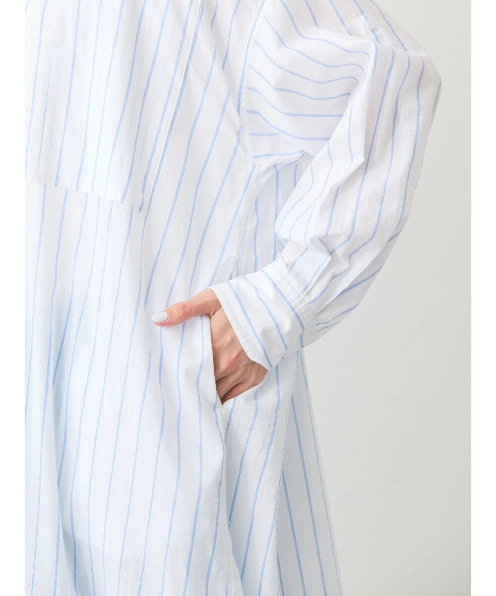 AMERICAN HOLIC 丈違いラメストライプワンピース 