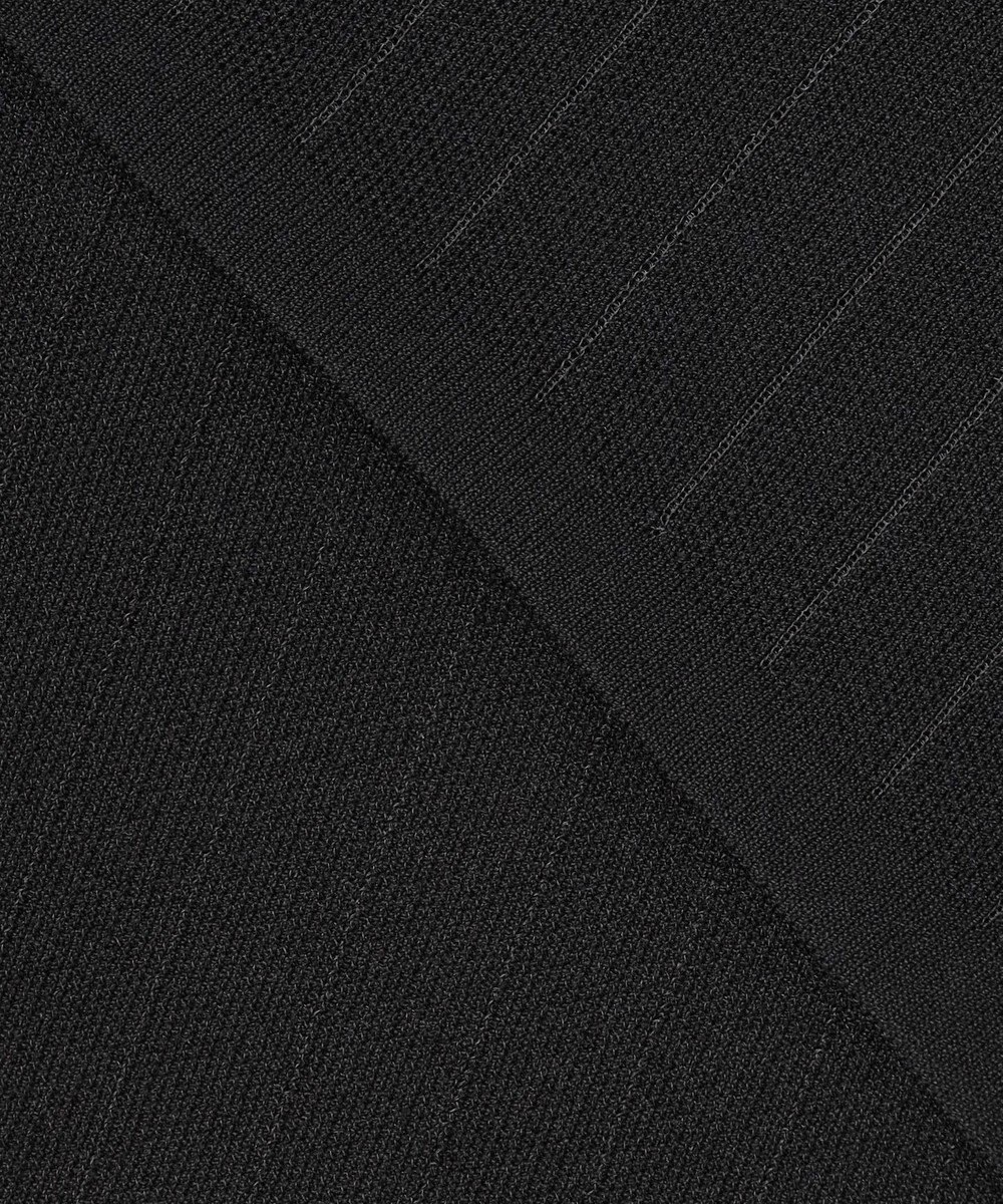 ICB 【洗える】 ストライプパターン ニットトップス 