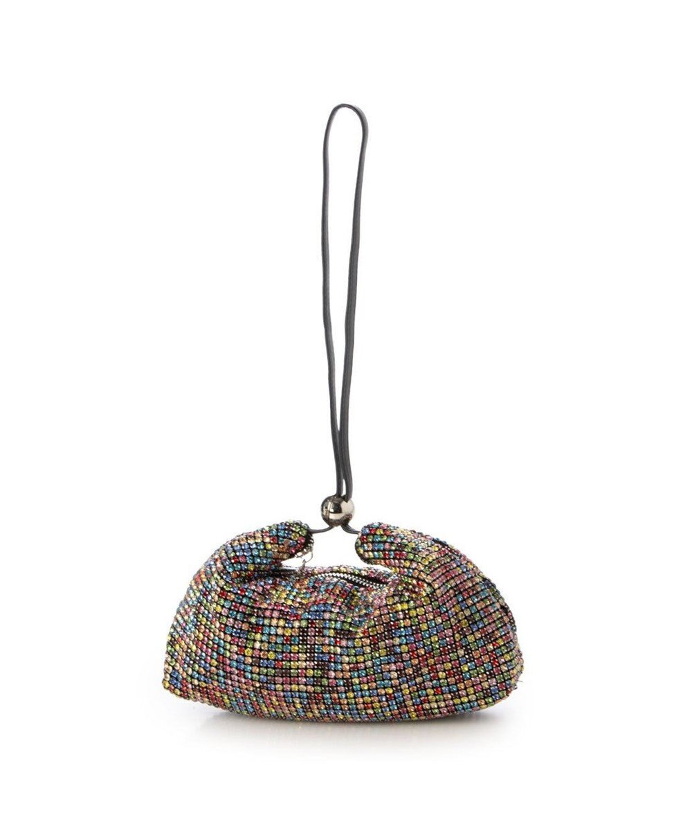 UNBILLION カシュカシュ cachecache / ワンハンドルメタリックビーズバッグ 