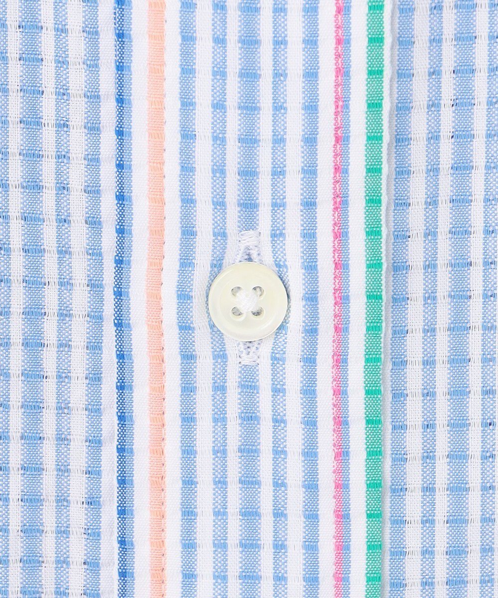 J.PRESS MEN 【Aero Weave】クールマックスサッカー ストライプ シャツ / B.D. 