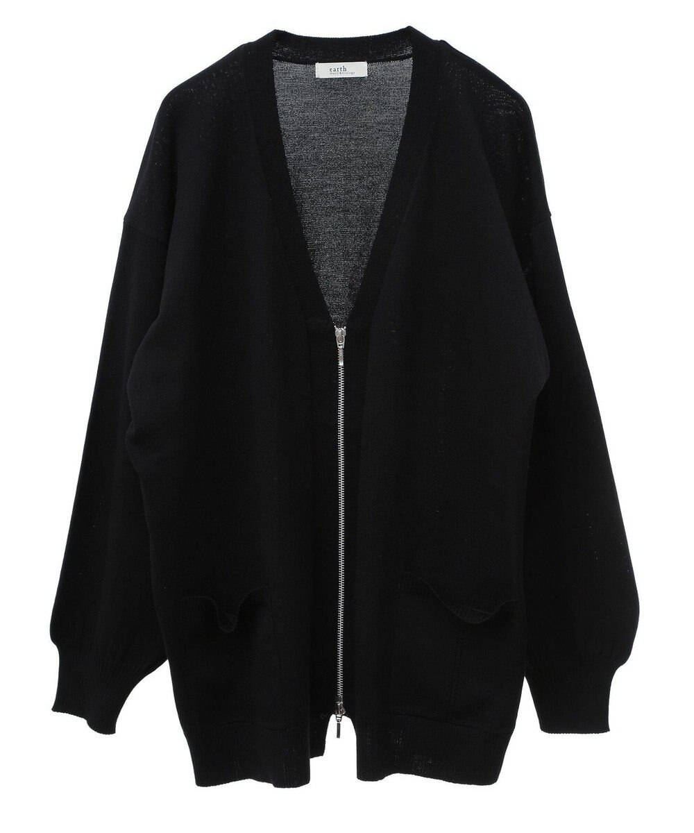 earth music&ecology Ｚｉｐルーズカーディガン 