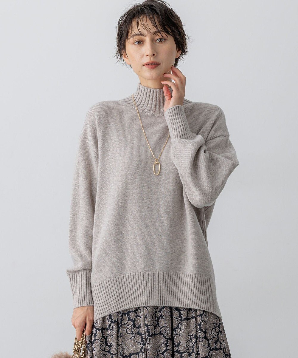 23区 S 【見上愛さんコラボカラー/Oggi掲載】カシミヤブレンド ハイネック ニット 