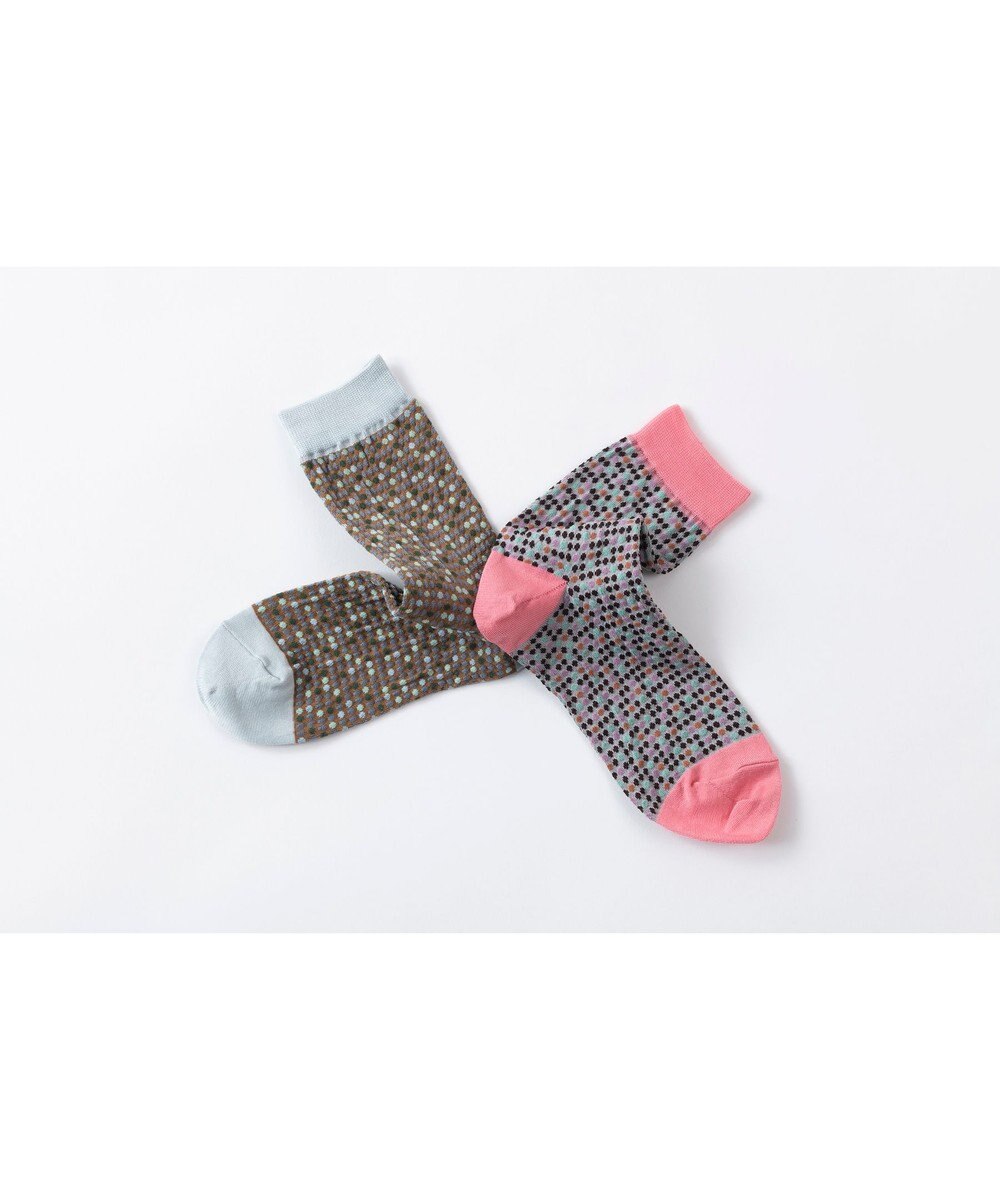 TRICOTE ピクセルドットソックス 