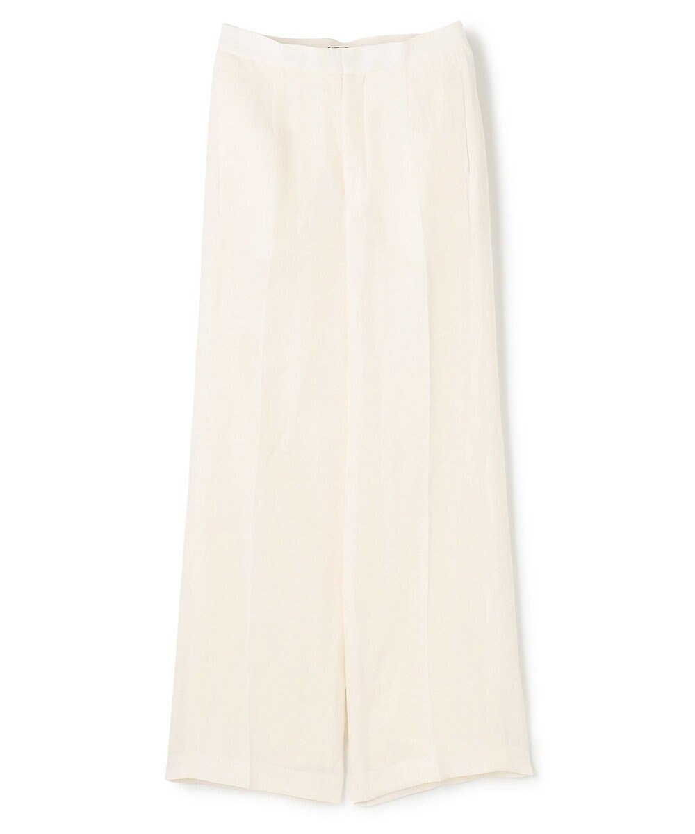 BEIGE， 【洗える】BERNARD / リネンストレートフルレングスパンツ 
