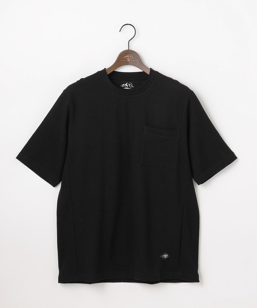 JOSEPH ABBOUD MOUNTAIN 【ゆったり】グリットワッフル アウトドアTシャツ 