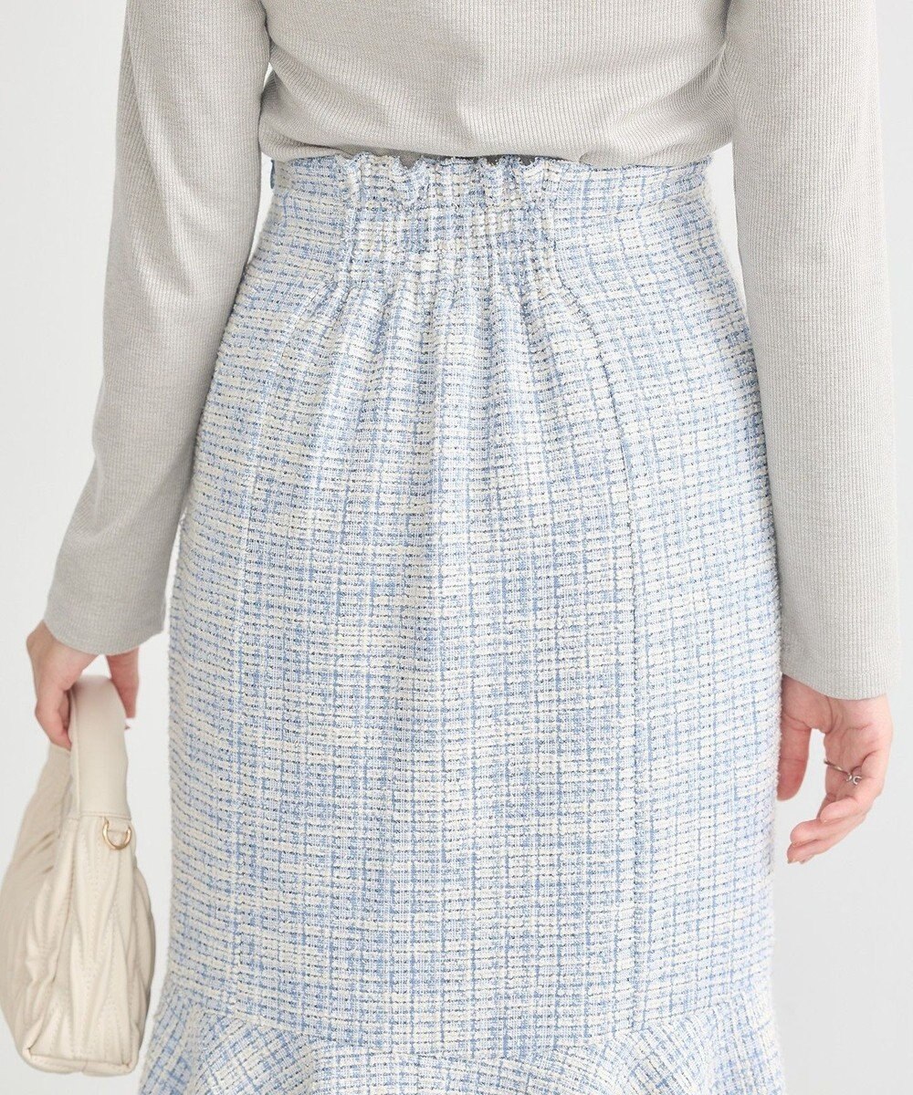 earth music&ecology カットソーツイードマーメイドスカート 