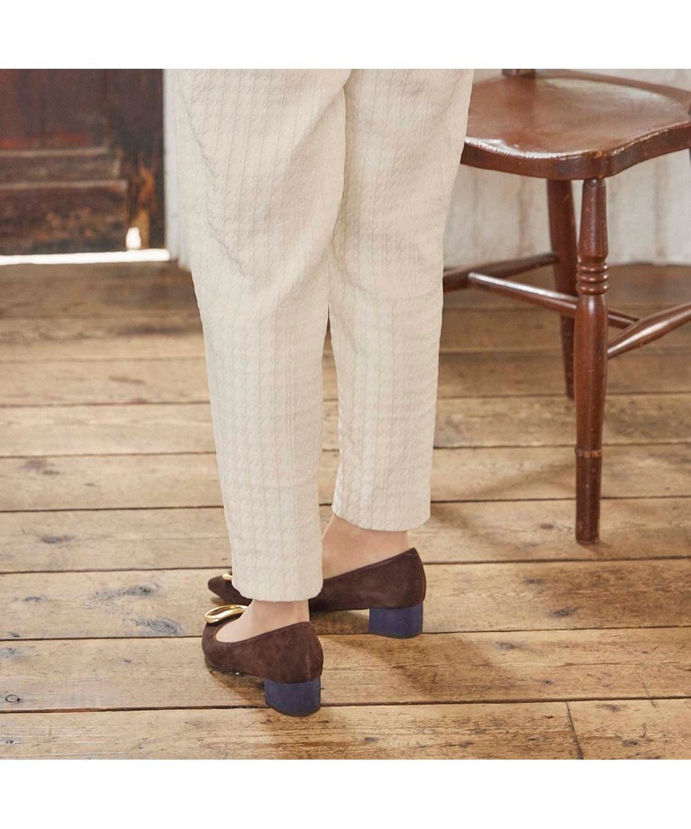 MODE ET JACOMO <MODE ET JACOMO>ポインテッドトゥバックルパンプス 