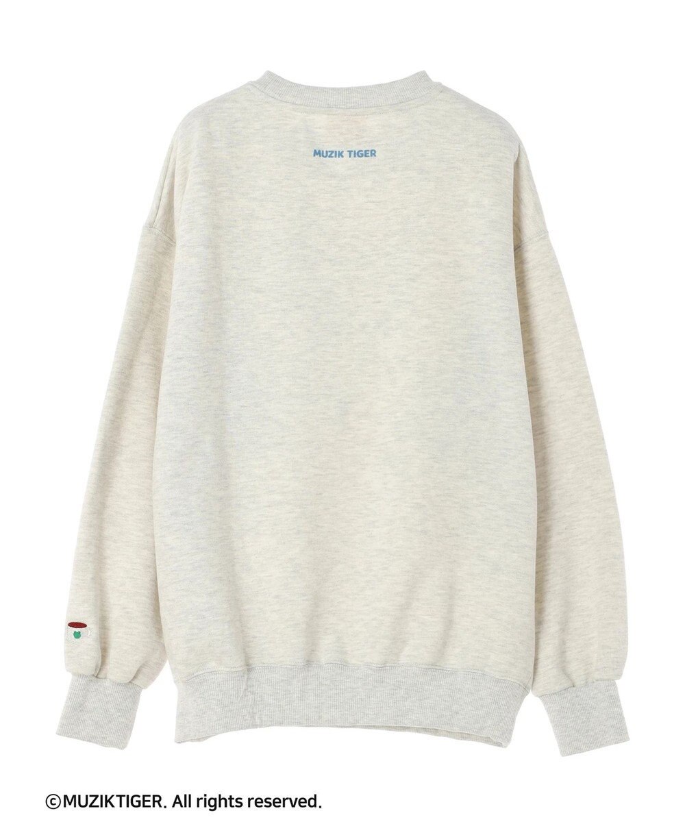 Green Parks ムジークタイガー／裏起毛プリントプルオーバー 