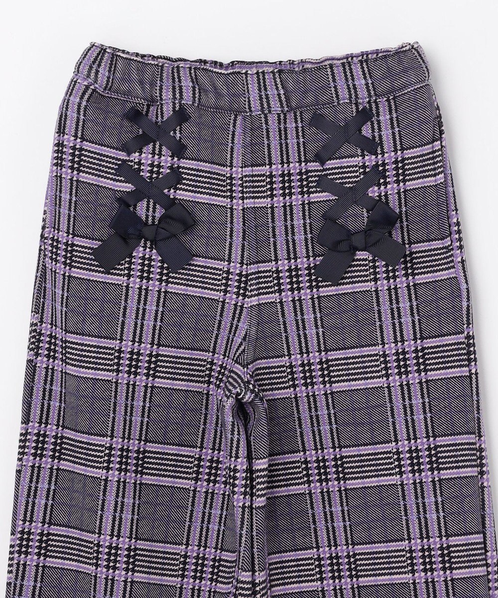 ANY KIDS レースアップ 裏シャギーワイドパンツ 