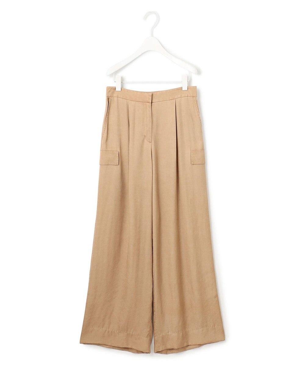 ICB L 【洗える】 キュプラピグメントクロス カーゴパンツ 