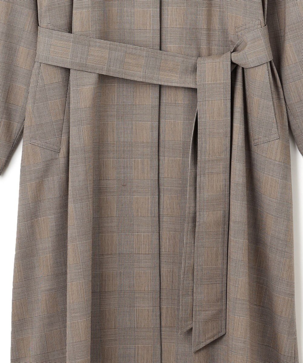 BEIGE， MER / グレンチェックコート 