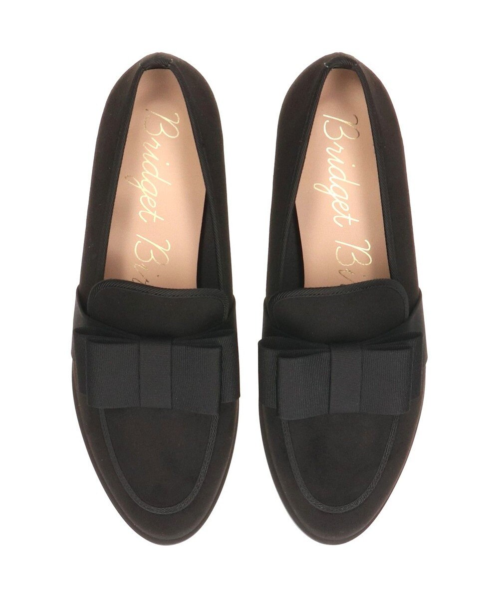 Bridget Birkin ＜抗菌消臭＞【Bridget Birkin】グログランリボンレインローファー 