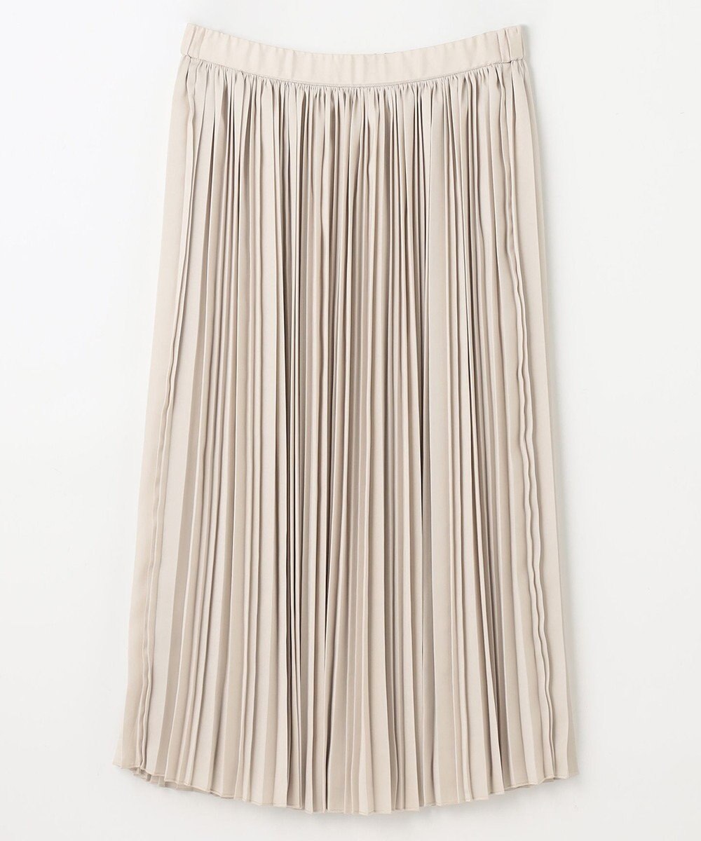 ANY L 【ウエストゴム】プリーツスカート 
