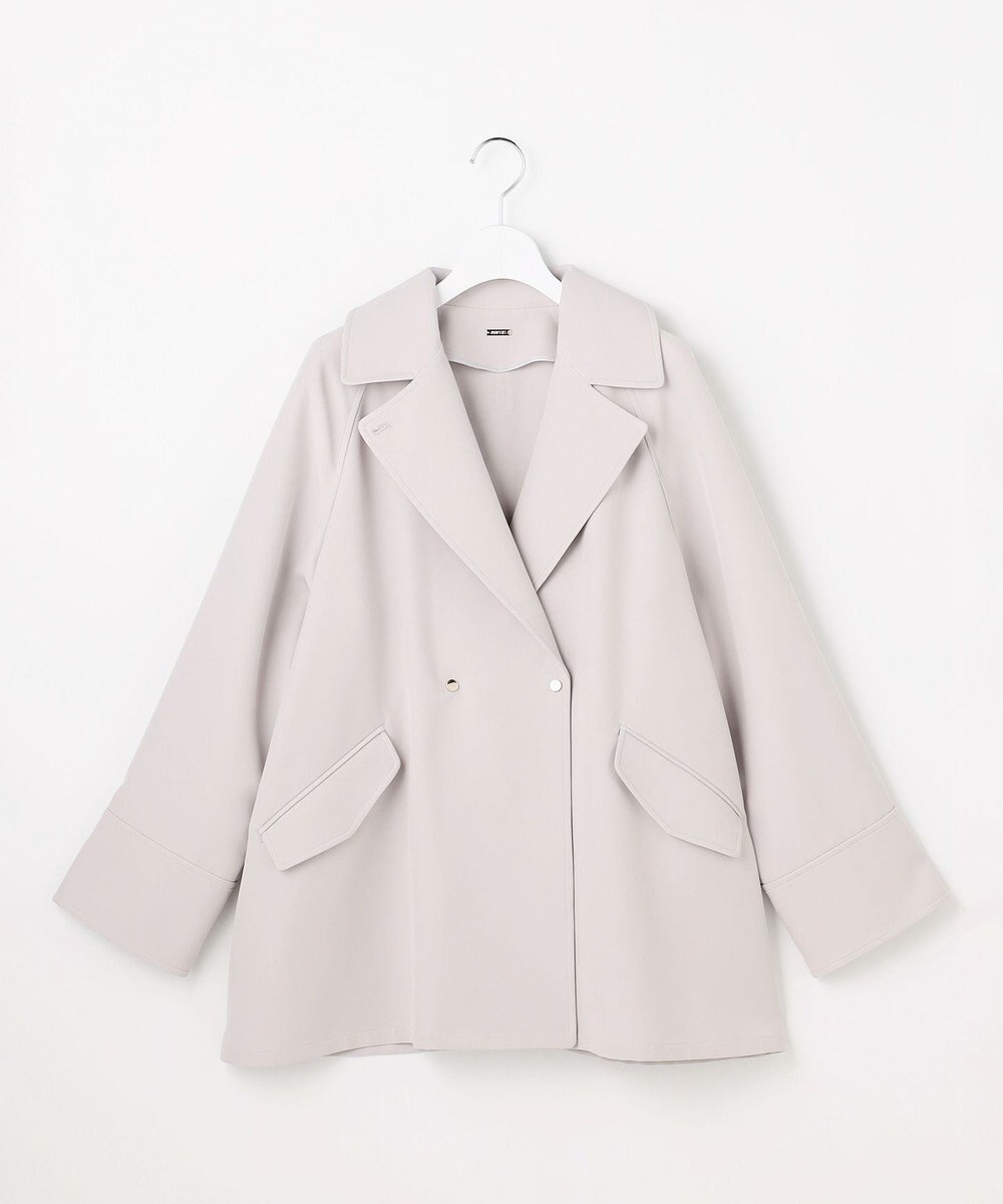 ANY SIS 【2WAY】エレカジストレッチミドルトレンチ コート 