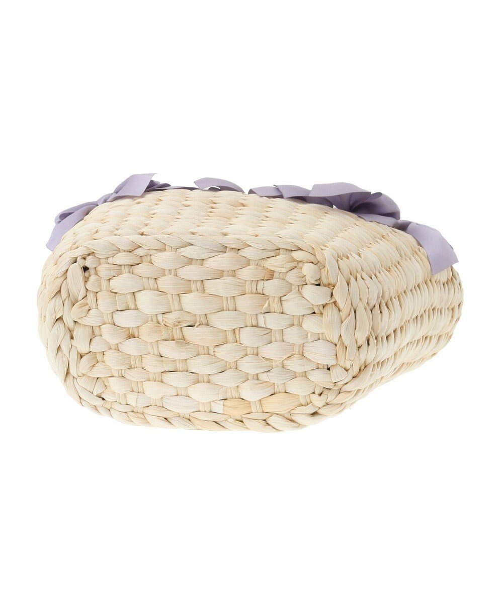 Maison de FLEUR EC限定パールハンドルリボンカゴバッグ 