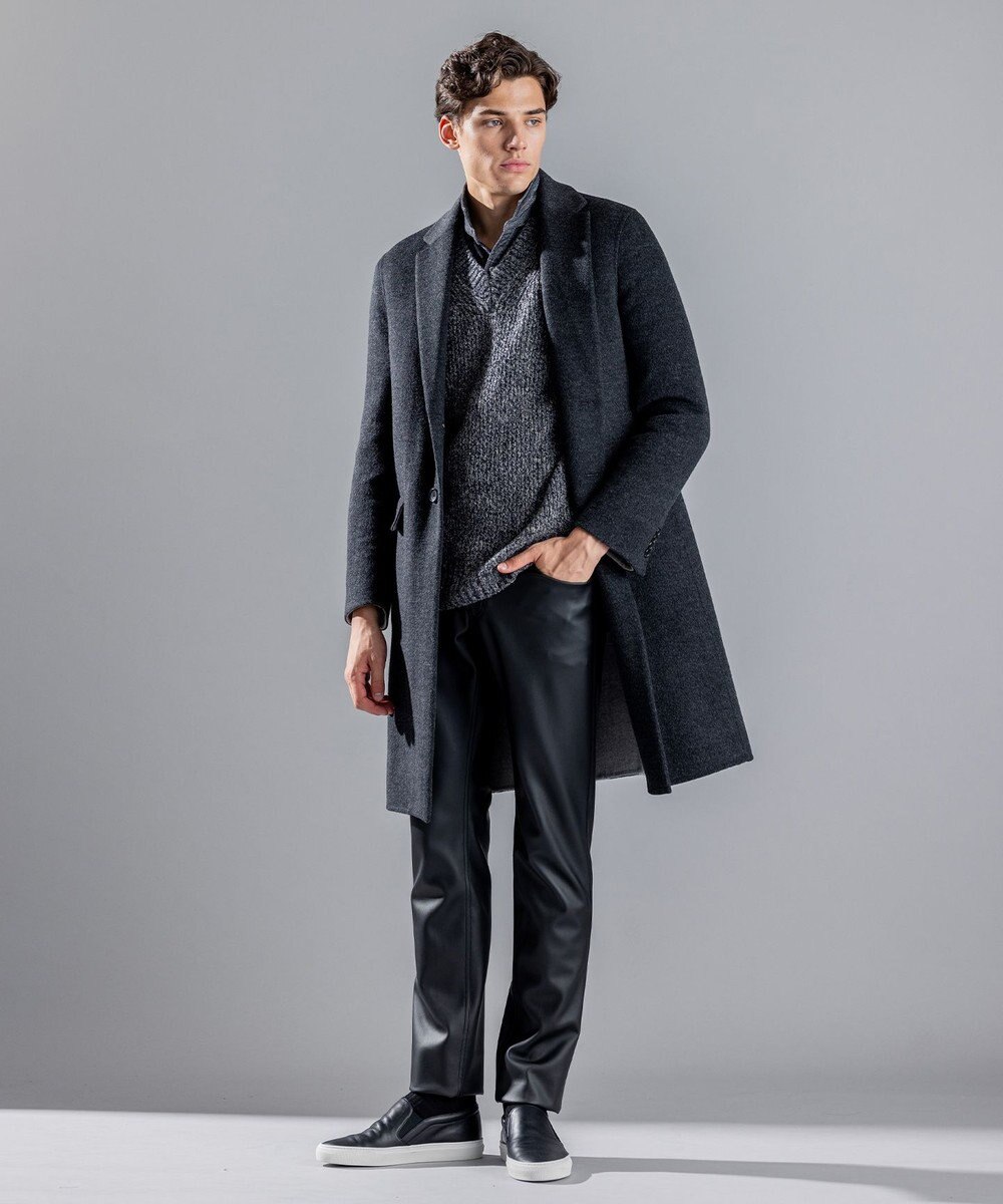 JOSEPH HOMME DOUBLE FACE CASHMERE CHESTER FIELD COAT 