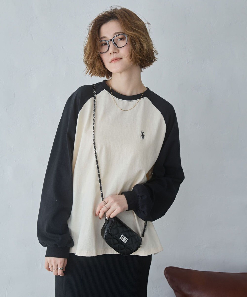 WEGO 【大好評により再入荷！】USPOLOだぼそでカラーロンT 