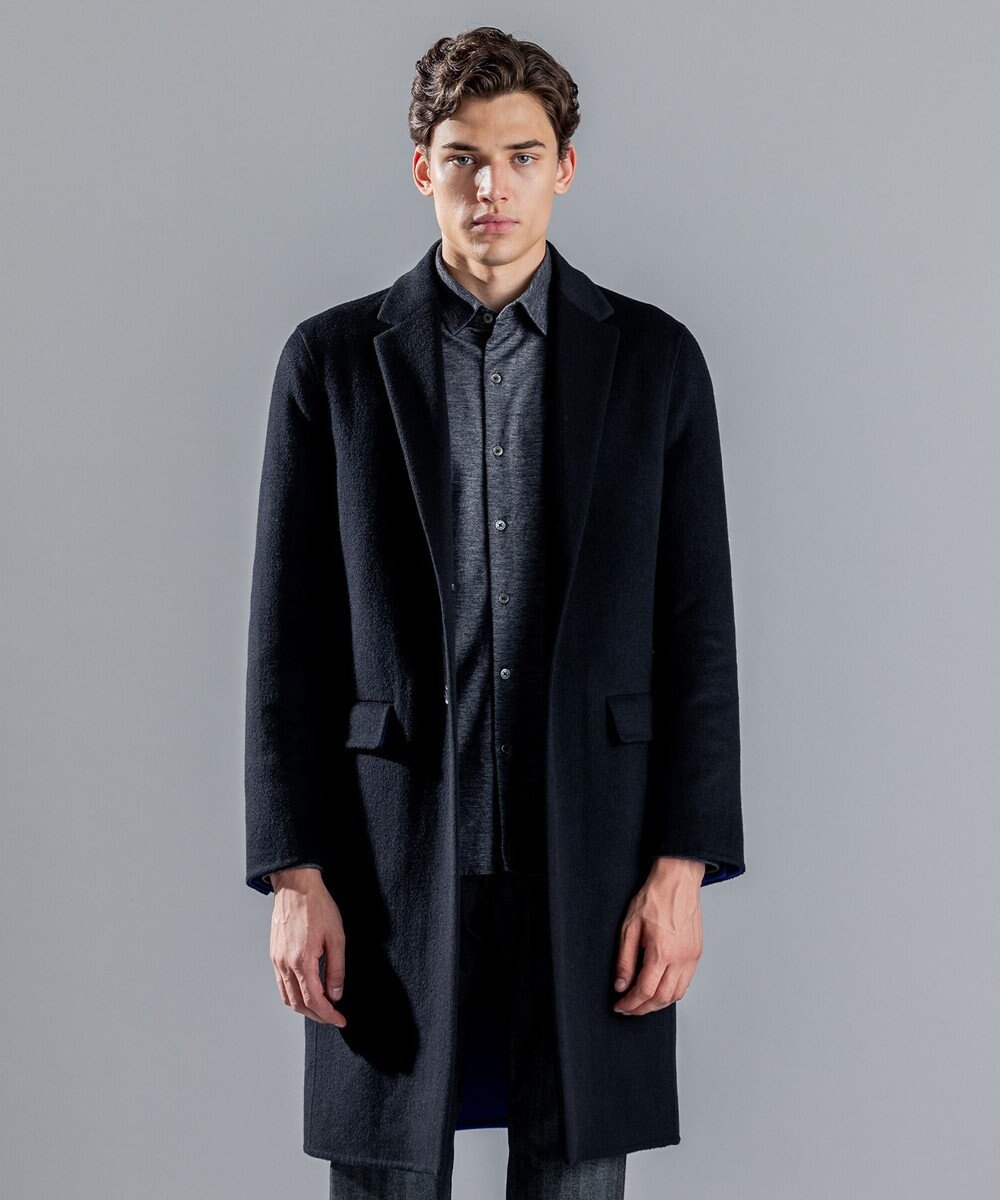 JOSEPH HOMME DOUBLE FACE CASHMERE CHESTER FIELD COAT 