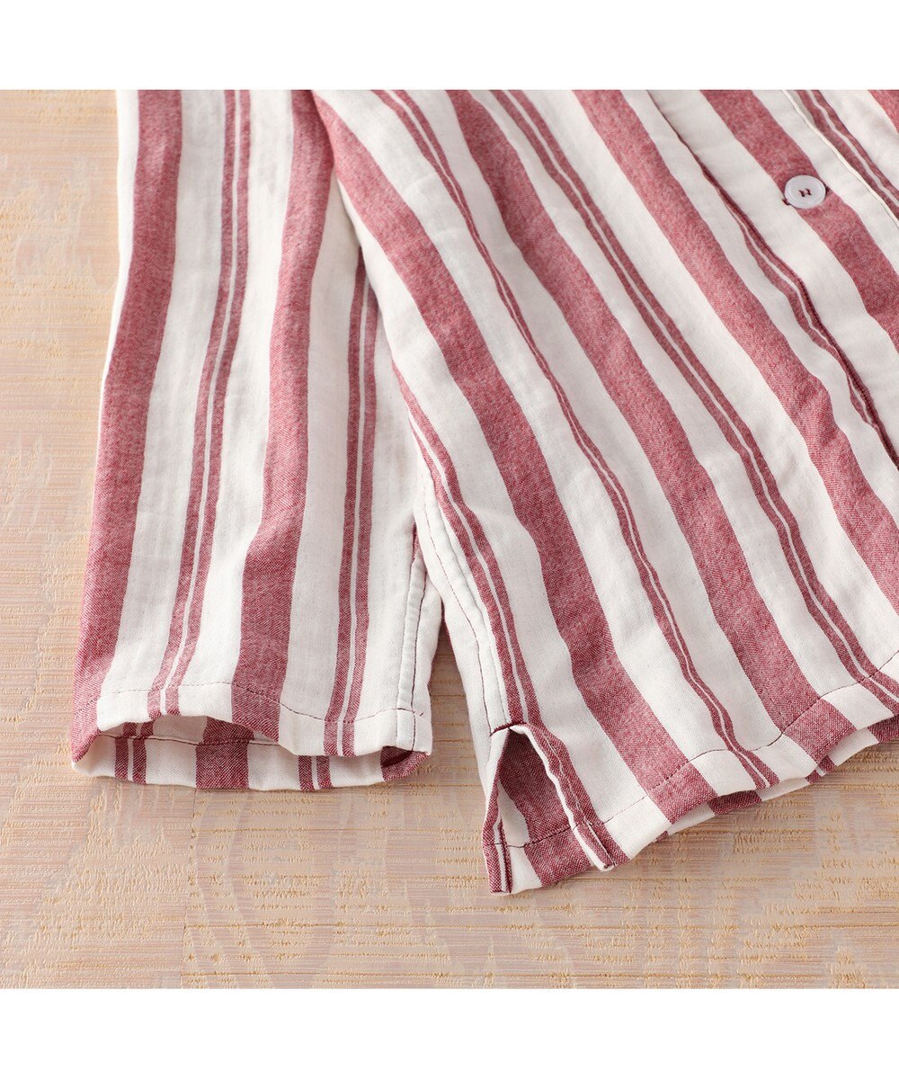 UCHINO マシュマロガーゼシックシンストライプレディスパジャマ 