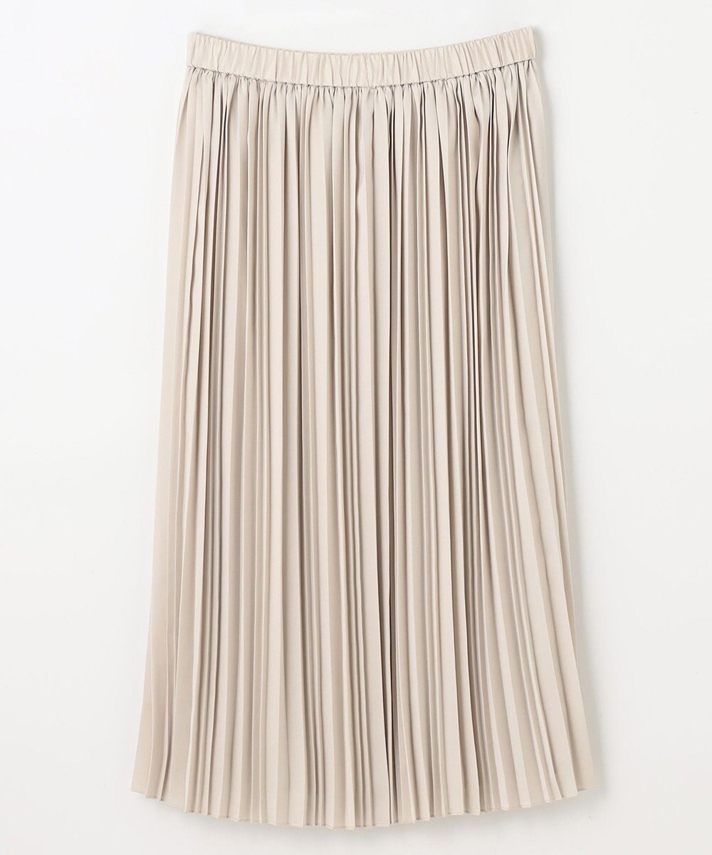 ANY L 【ウエストゴム】プリーツスカート 