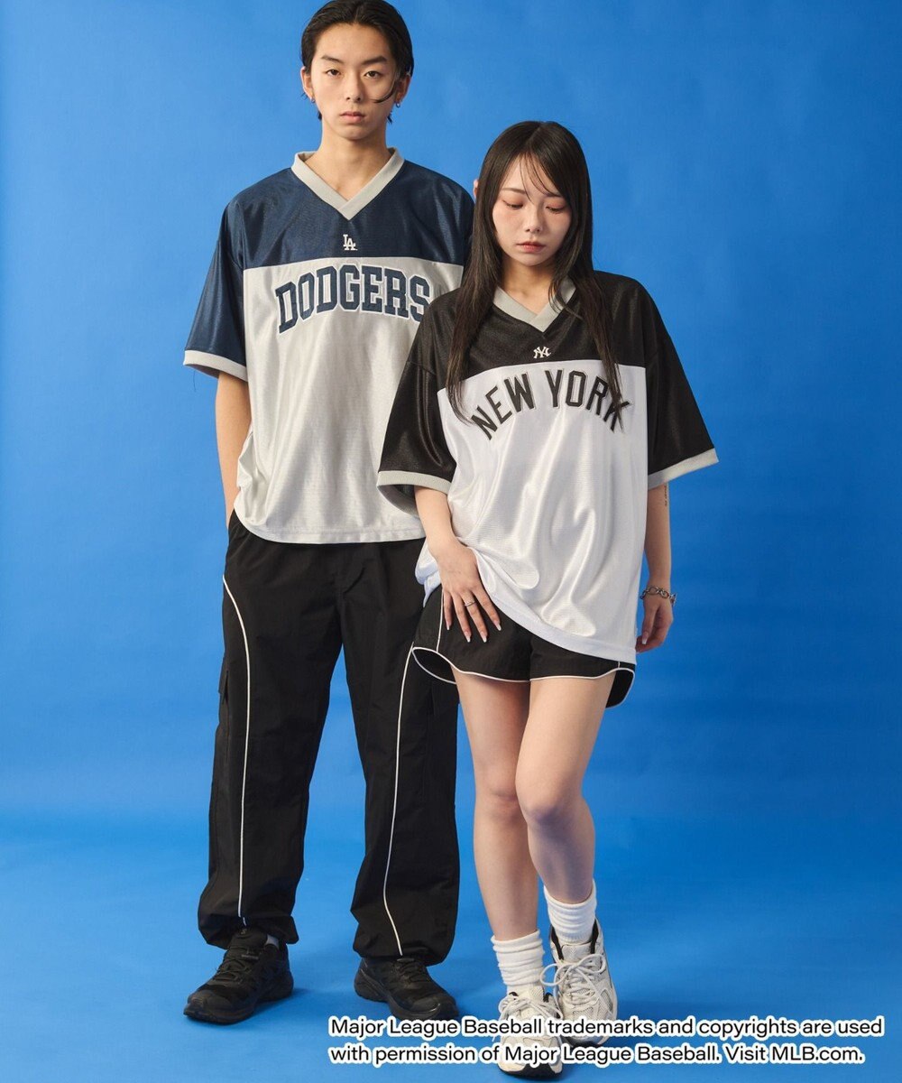WEGO 【ユニセックス着用ITEM】別注MLBメッシュゲームグラフィックT（SS） 