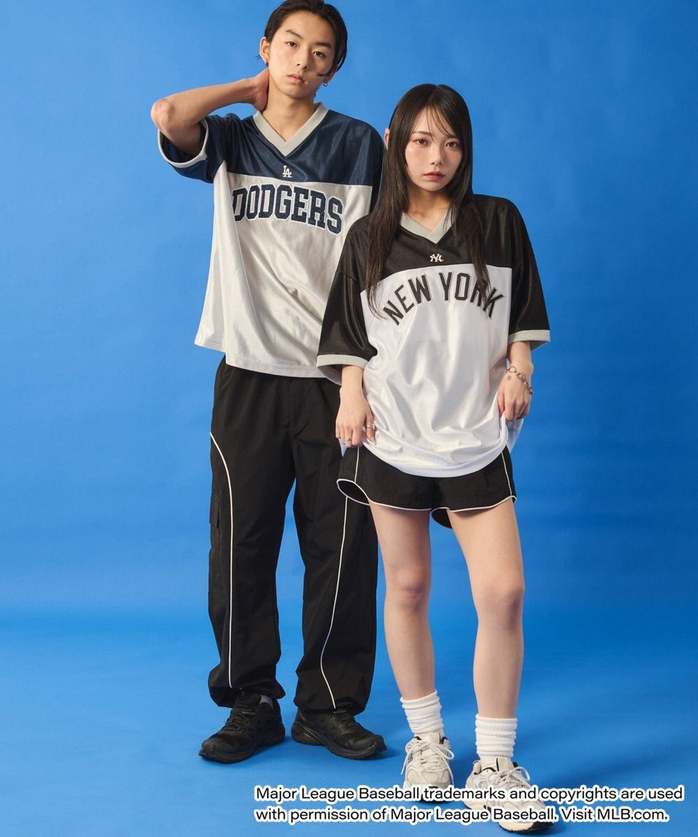 WEGO 【ユニセックス着用ITEM】別注MLBメッシュゲームグラフィックT（SS） 