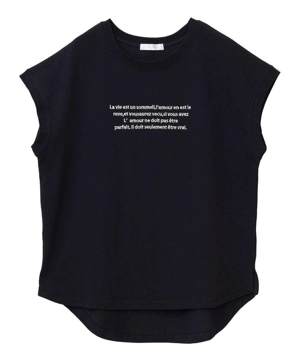 Green Parks ・ｓｗｉｎｇ　ｂｙ　フレンチスリーブ刺繍ＴＥＥ 