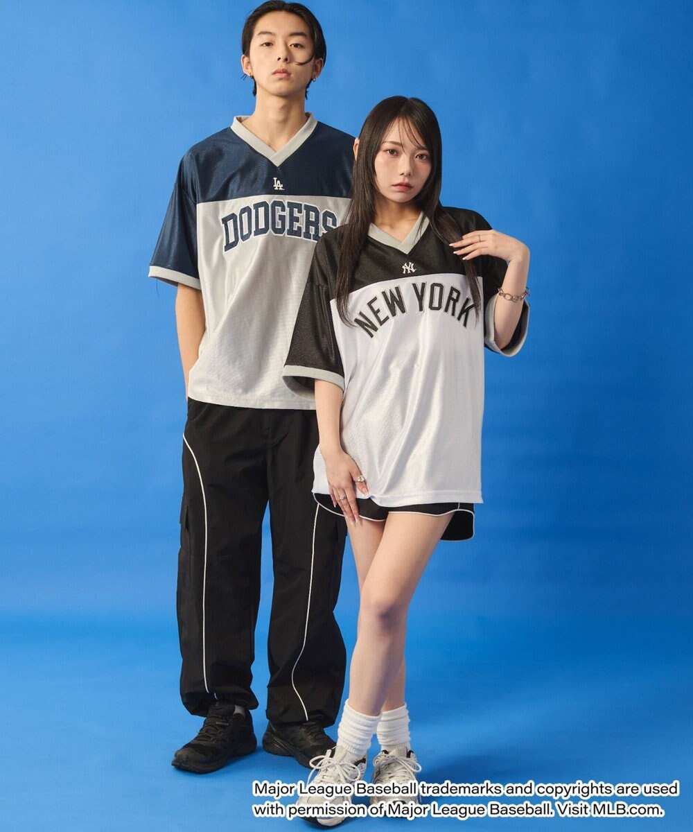 WEGO 【ユニセックス着用ITEM】別注MLBメッシュゲームグラフィックT（SS） 