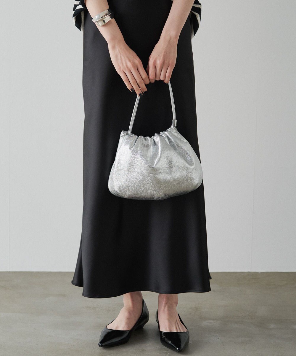 russet レザー巾着4WAYショルダーバッグ(CE-1454) 