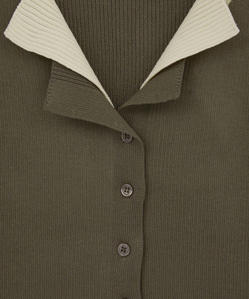 Green Parks ・Ｐｅｔｉｔ　Ｆｌｅｕｒ　バイカラーレイヤードニット 