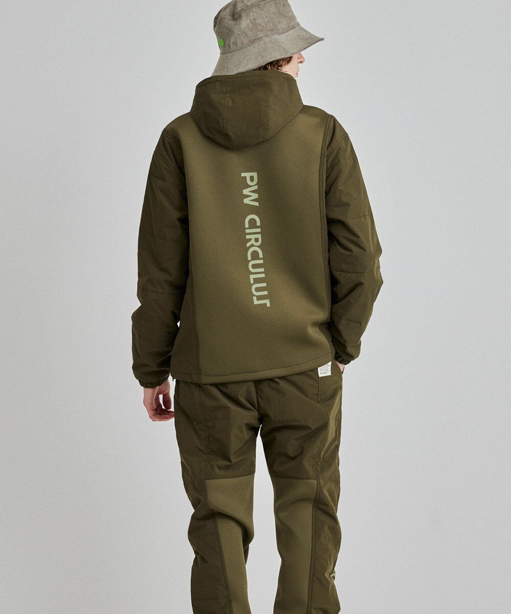 PW CIRCULUS 【MEN】中綿コンビデタッチャブルフーディ 