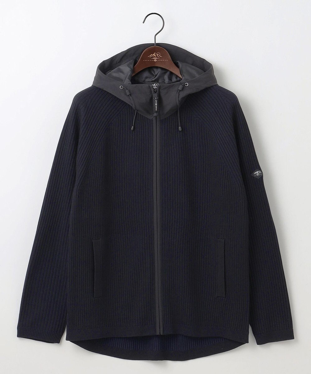 JOSEPH ABBOUD MOUNTAIN 【軽さ/ストレッチ】 CORDURA COTTON アウトドアニットパーカー 