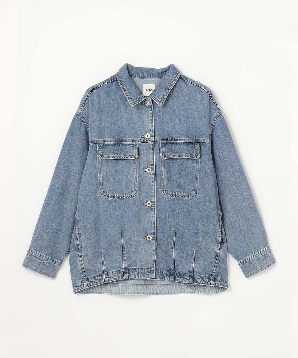 ANY L ミディデニムジャケット 