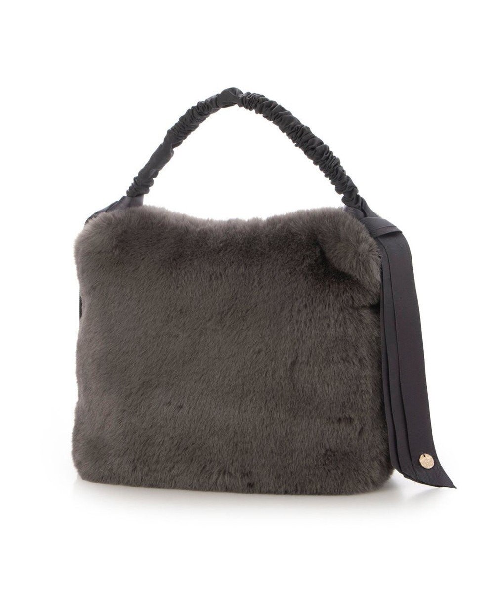 UNBILLION カシュカシュ cachecache / 下がりグログランワンハンドルエコファートート 