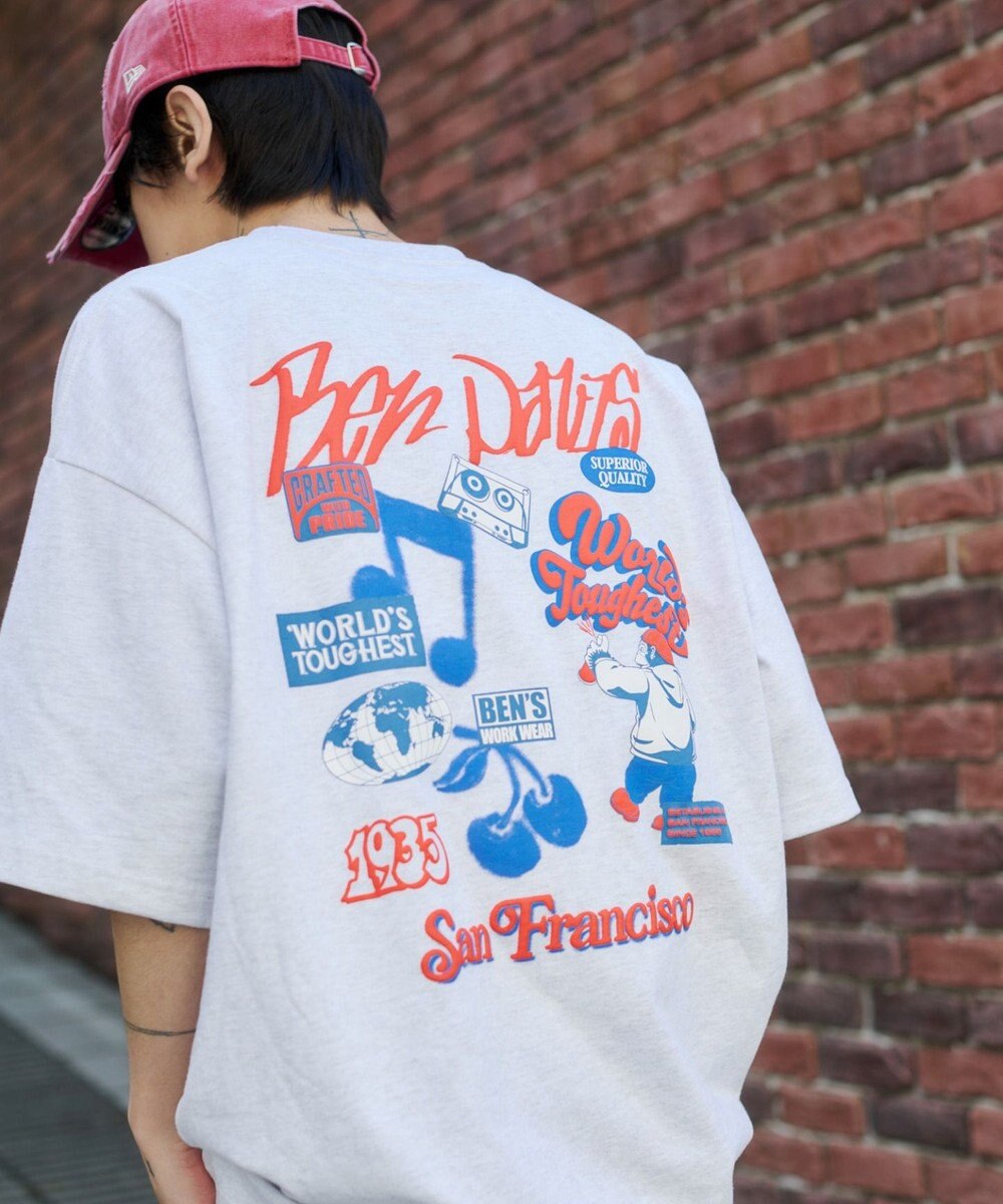 WEGO 【SMLサイズ展開】別注BENDAVISグラフィックT（SS） 