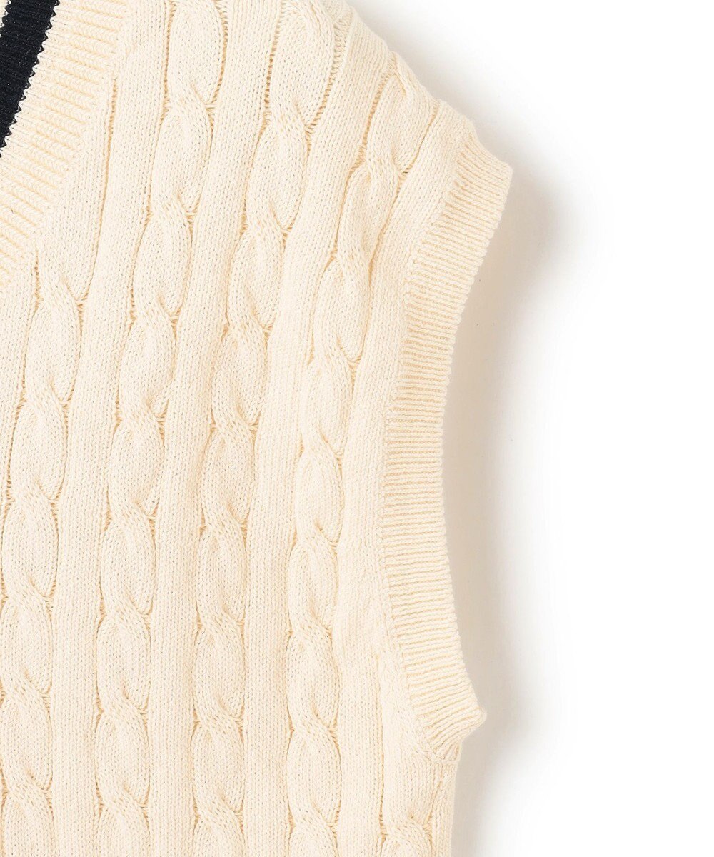 J.PRESS YORK STREET 【UNISEX】テープヤーンチルデン ニットベスト 