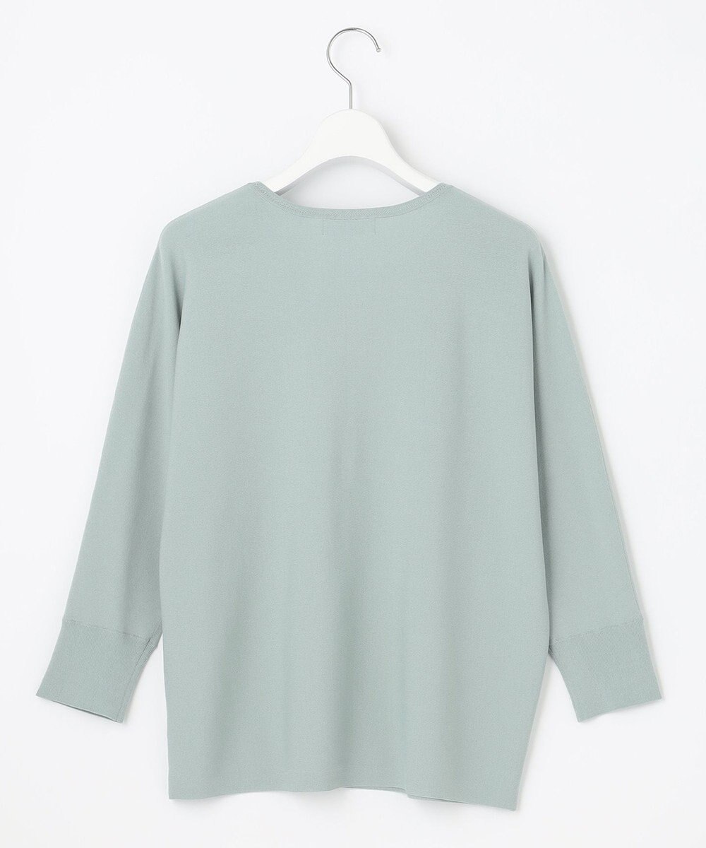 J.PRESS LADIES 【洗える】 レーヨンエリートストレッチ ドルマンスリーブ ニット 