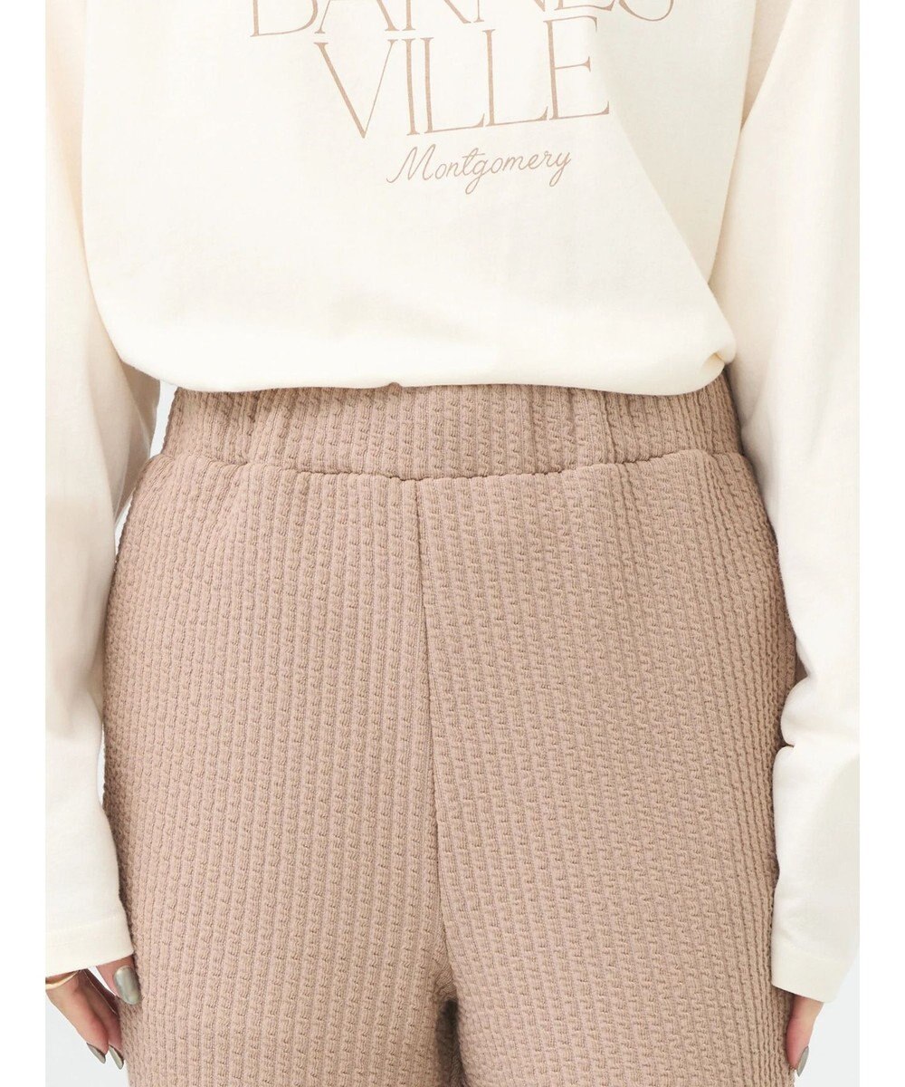 earth music&ecology ぽこぽこスリットパンツ 