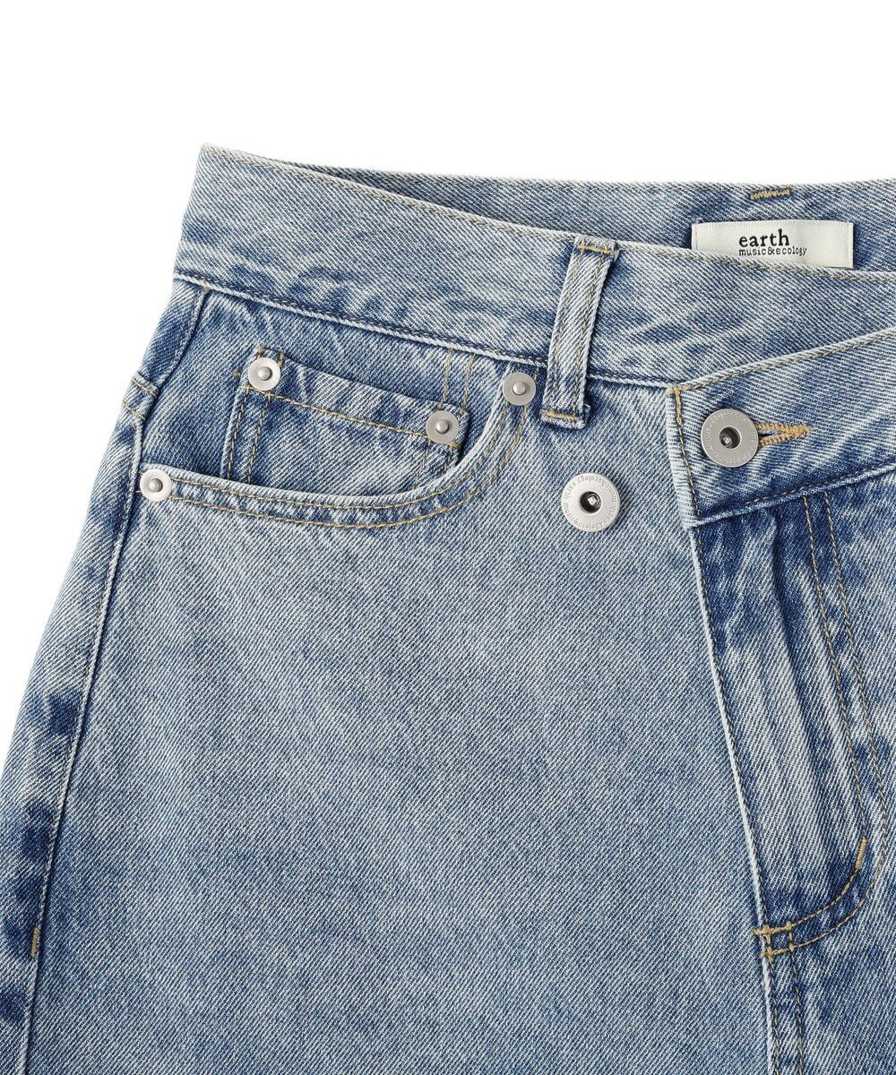 earth music&ecology ウエストアシメデニムパンツ 